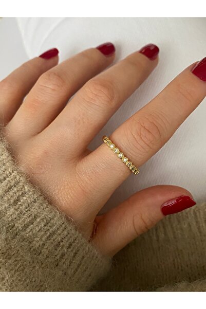 Pinery Jewels إصدار محدود - خاتم نسائي من حجر الزركون مع تعديل من الأسفل