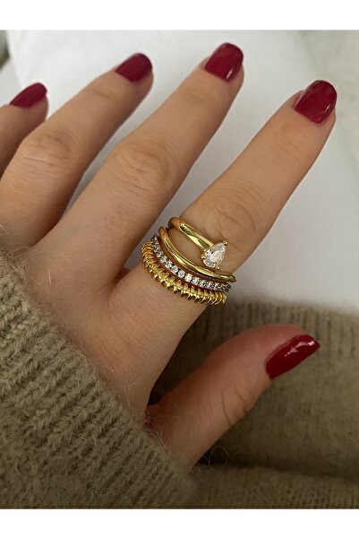 Pinery Jewels Limited Edition - Zircon Stone Bottom Adjustable Women's Ring