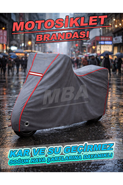 AutoEN Honda CB 500 F Motor Brandası,Çadır (KIRMIZI DİKİŞLİ ve Kilit Uyumlu G...