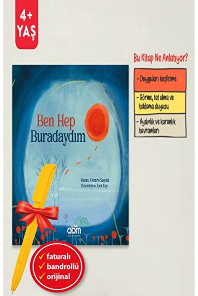 Abm Yayınevi Alfa Kalem+Ben Hep Buradaydım (Abm Yayınevi Kolektif) YENİ Çocuk...