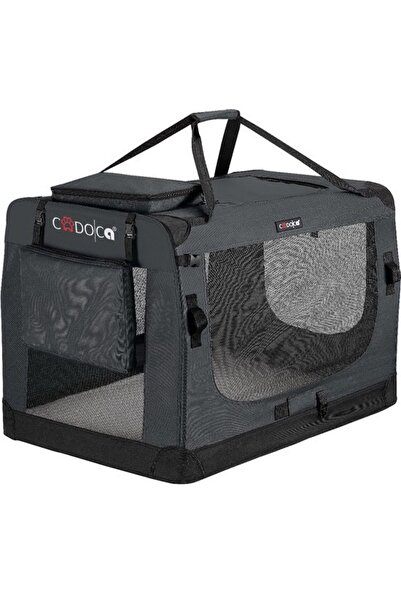 CADOCA Cat/Dog Carrier Bag, Cadoca, Dark Grey, Size 3XL, 101x69x70 cm