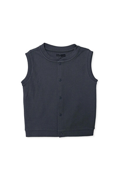 ebebek Hello Baby HelloBaby HelloBaby Erkek Bebek Basic Yelek Çıtçıtlı Crew N...