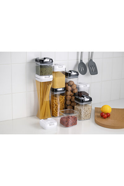 OEM Set of 5 airtight boxes, food storage - pasta, cereals and ingredients, k...