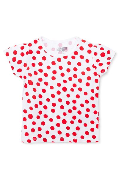 ebebek Hello Baby HelloBaby HelloBaby Kız Bebek Tshirt Puantiyeli Bisiklet Ya...