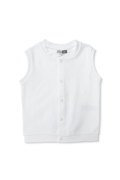 ebebek Hello Baby HelloBaby HelloBaby Erkek Bebek Basic Yelek Çıtçıtlı Crew N...