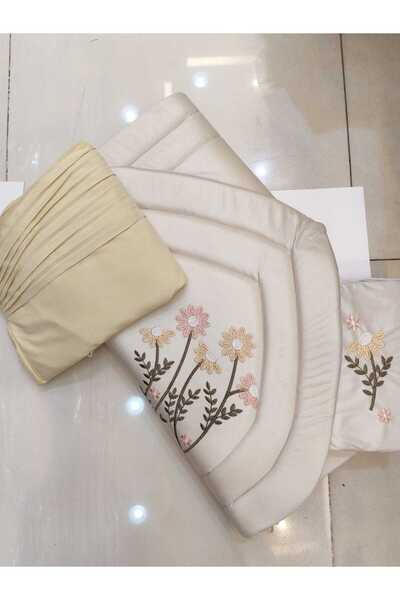 BASHAR Padded prayer mat set with soft, cool mirrored sheet