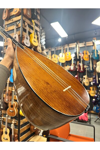 PENA MÜZİK Kısa Sap Üst Seri Tam Profesyonel Ceviz Bağlama 40 Tekne