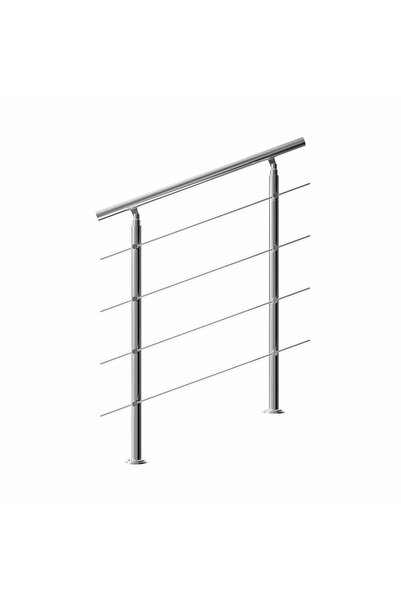 monzana railing, stainless steel, length 100cm, 4 bars