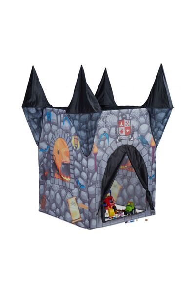 Relaxdays Cort de joacă pentru copii, poliester, multicolor, 110x110x132 cm