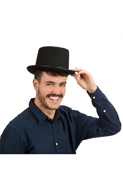 Relaxdays Magician's hat, carnival, Relaxdays, black, universal size, head ci...