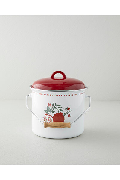 English Home Garnet Emaye Bakraç 16 cm Beyaz