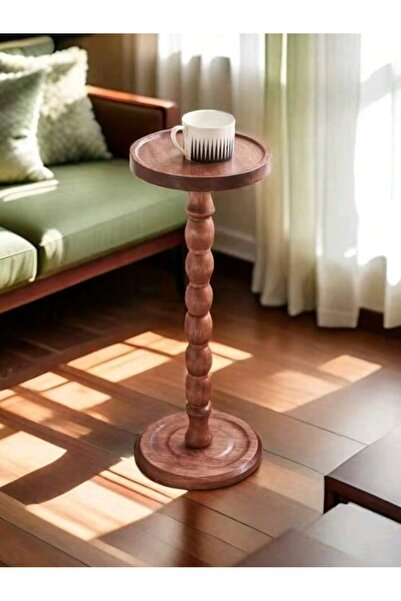 Mtanvxay طاولة قهوة خشبية صغيرة متعددة الاستخدامات، طاولة جانبية لغرفة المعيش...