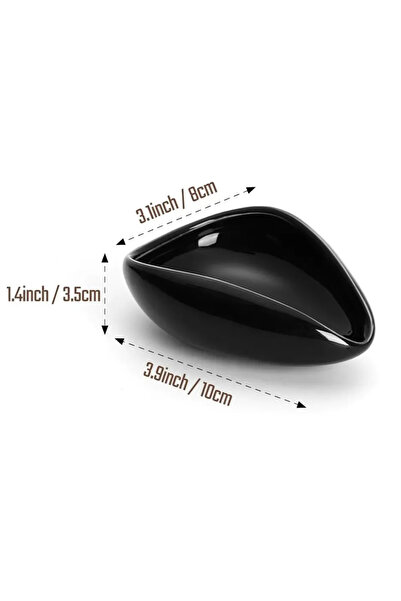 Choice1 Black Bean plate Coffee Beans Dosing Cup 1/2pcs Ceramic Dosing Cup Tr...