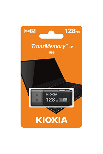 CT STONES Kioxia U301K 128Gb USB 3.2 Gen1 Transmemory Flash Disk (Black)