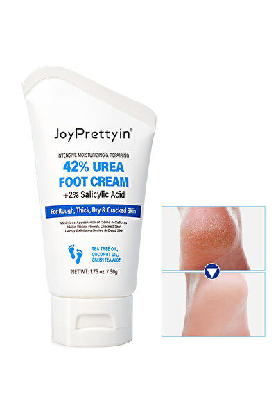 joyprettyin 42% Urea + 2% Salicylic Acid Foot Repair Cream | Softens Calluses...