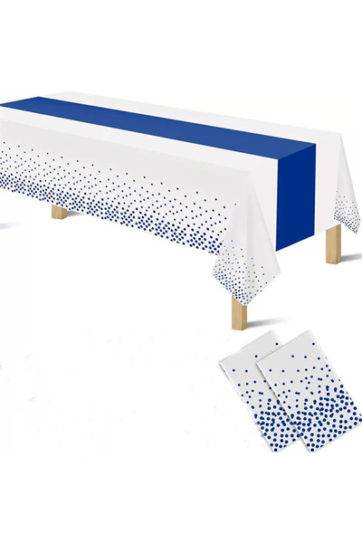 Generic عبوتان من مفارش المائدة للاستخدام مرة واحدة، مقاس 54 × 108 بوصة، مناس...