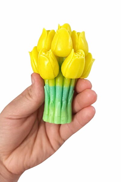 POYEFİK SOYA WAX LALE BUKET MUM