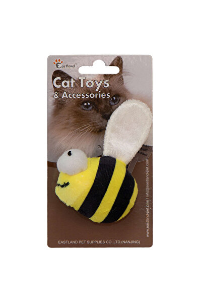 Eastland ستوروزال قطة قطيفة مع صوت رقمي (81302) نحلة 6.5 سم