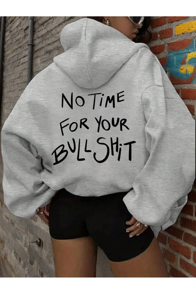 DAXİS Sportwear Company Hanorac cu glugă și imprimeu pe spate pentru femei