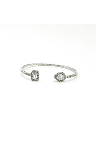 Twenty Eight Zircon Stone Special Cut Soft Flexible Bracelet