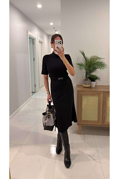 BİRCANÇİL Φόρεμα ZR Holla με μαύρη ζώνη