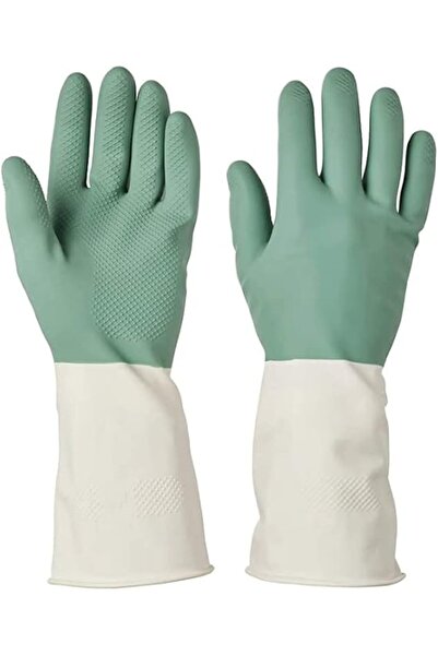 IKEA قفازات تنظيف Tssp، خضراء، متوسطة الحجم