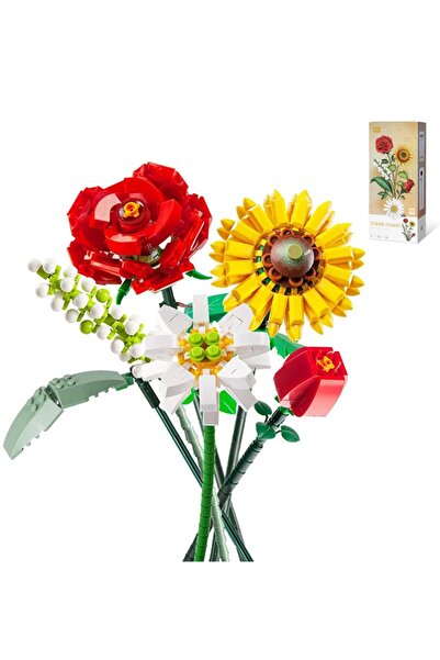 Arabest Artificial bouquet building block set, release stress and focus on th...
