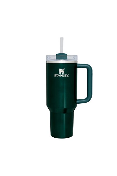 Stanley Quencher H2.O FlowState Tumbler Pipetli Termos Bardak 1.18 Lt EverGre...