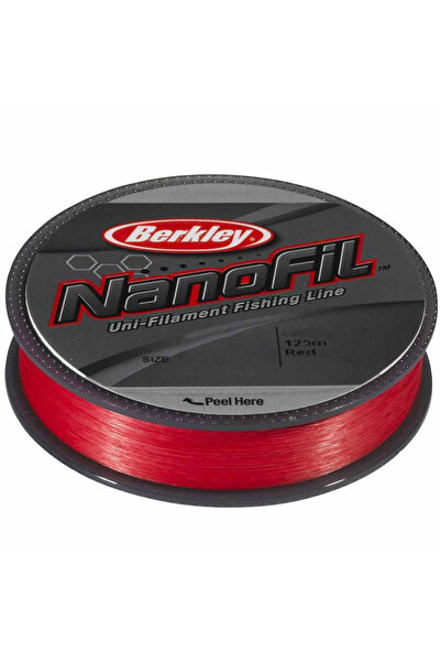 BERKLEY Nanofil Unifilament 125m Red İp Misina 0,15 mm 7,659 kg