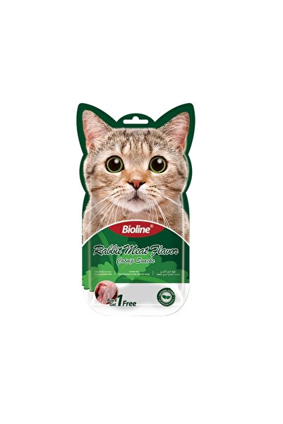 Bioline سناك بيوﻻين بنكهة لحم اﻷرنب مع كات نيب (خمس حبات)