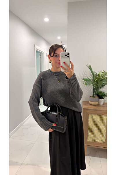 BİRCANÇİL Howera Anthracite Knitwear