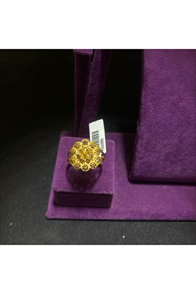 paksoy kuyumculuk 22 Ayar Altın Yüzük Dorika Çiçekli Tasarım 2.93gr 20 Numara...