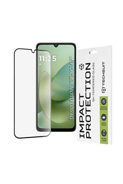 Techsuit - 111D Full Cover / Full Glue Glass - Motorola Moto G06 / Moto G06 P...