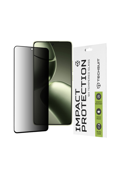 Techsuit Folie sticla Xiaomi 14T 111D Privacy Full Glue, negru