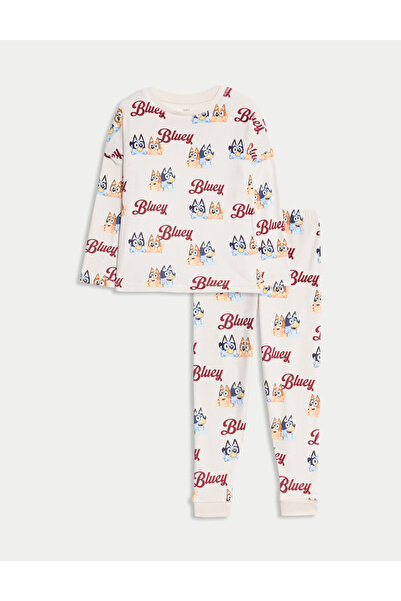 Marks & Spencer Velour Bluey:trade_mark: Pijama Takımı (12 Ay – 9 Yaş)