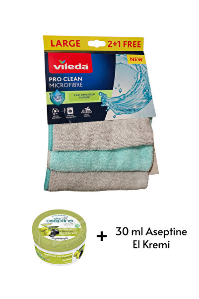 KMS HOME General Brands Pro Clean Microfiber Cloth Cleaning Cloth 3-Pack