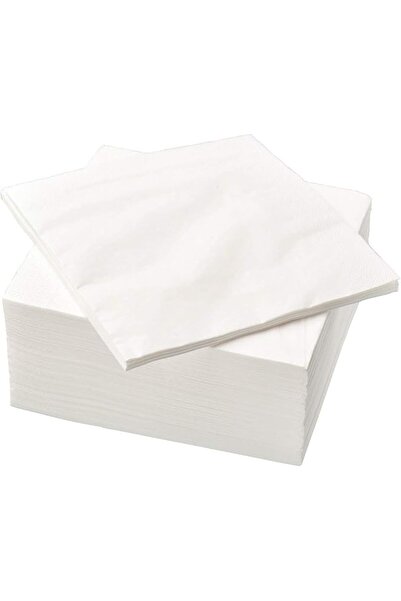 Generics مناديل ورقية فانتاستسك من ايكيا، بيضاء، 40×40 سم (عبوة من 100 قطعة)