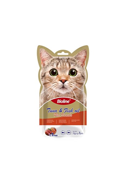 Bioline سناك بيوﻻين – تونة وزيت السمك (خمس حبات)