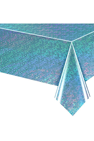 Generic 2-Pack Flashing Star Laser 54x 108 inches tablecloth Shiny Disposable...
