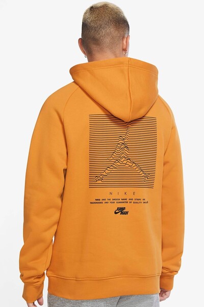 Nike Hanorac Jordan Jumpman Fleece pentru bărbați cu glugă Swea tricou Galben...