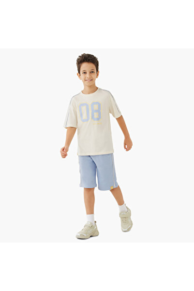 Lee Cooper Printed T-shirt and Shorts Set