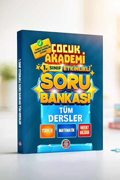 Çocuk Akademi 1.⁠ ⁠Sınıf Etkinlikli Soru Bankası Tüm Dersler