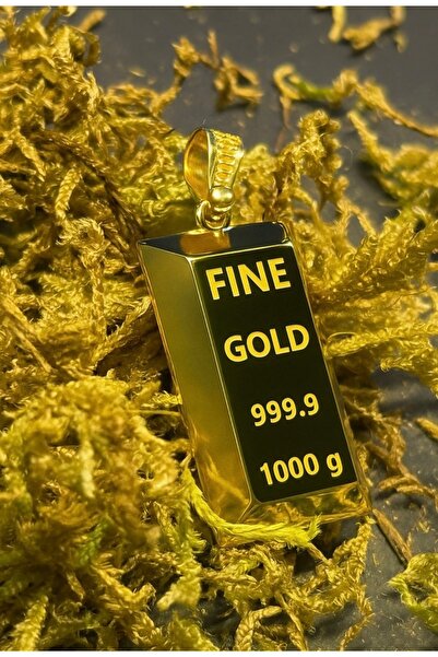 Afşar kuyumculuk 22 ayar külçe model kolye ucu 2,5 gram