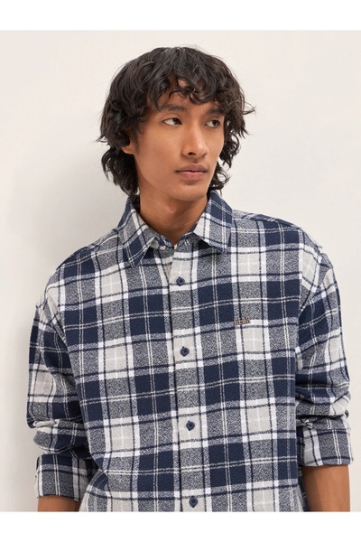 The Bear House Men's long Sleeve Shirt, breathable, soft comfort Fabric