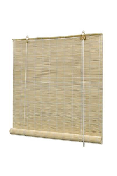 vidaxl Natural Bamboo Roller Blinds 150 x 220 cm