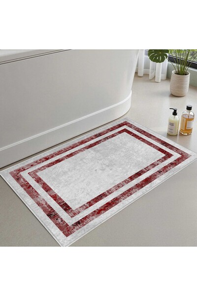 Monnhein Bath Mat, Soft Bathroom Rug, Non-Slip Dot Backing, Washable - 60X100