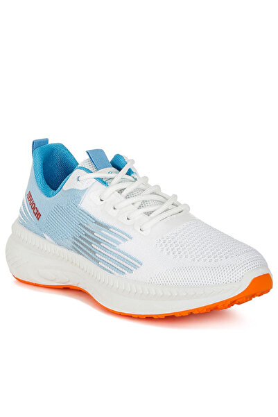 london Rag حذاء رياضي نسائي برباط سميك باللون الأزرق