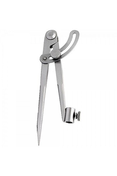 NO BRAND Professional compass 175 mm with slide and hinge, pencil holder, 1/4...