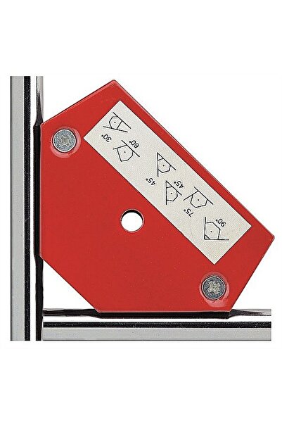 NO BRAND Set of 2 magnetic welding squares 120 N, 90 mm sides, 5 angles