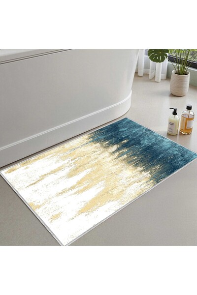 Monnhein Bath Mat, Soft Bathroom Rug, Non-Slip Dot Backing, Washable - 60X100